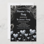Valentijnsdagfeest van SilverHearts Kaart (Voorkant)
