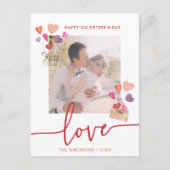 Valentijnsdagfoto Feestdagenkaart (Voorkant)