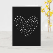 Valentijnsdaggeschenk over Ornithologie & Vogels k Kaart (Gele Bloem)