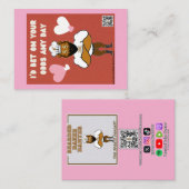 Valentijnsdagkaart #2 notitiekaartje (Voorkant / Achterkant)