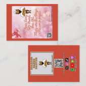 Valentijnsdagkaart #6 notitiekaartje (Voorkant / Achterkant)