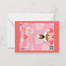 Valentijnsdagkaart #7 notitiekaartje