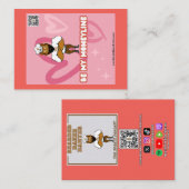 Valentijnsdagkaart #8 notitiekaartje (Voorkant / Achterkant)