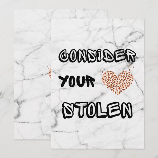 VALENTIJNSDAGKAART 'DENK ERMAAR AAN DAT JE HART GE FEESTDAGENKAART (Voorkant / Achterkant)