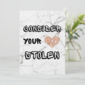 VALENTIJNSDAGKAART 'DENK ERMAAR AAN DAT JE HART GE FEESTDAGENKAART (Staand voorkant)