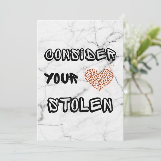 VALENTIJNSDAGKAART 'DENK ERMAAR AAN DAT JE HART GE FEESTDAGENKAART (Staand voorkant)