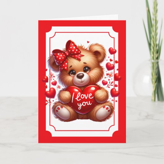 Valentijnsdagkaart Feestdagen Kaart (Voorkant)