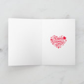 Valentijnsdagkaart Feestdagen Kaart (Binnen)