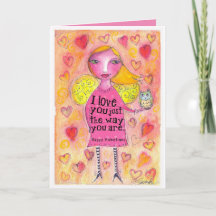 Valentijnsdagkaart - Ik hou van jou Whimsical