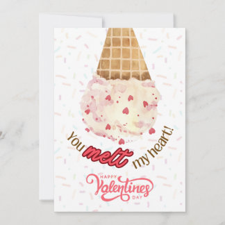 Valentijnsdagkaart 'Je laat mijn hart smelten' Feestdagenkaart