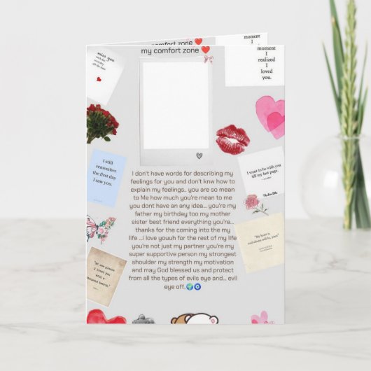 Valentijnsdagkaart Kaart (Voorkant)