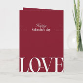 Valentijnsdagkaart Kaart (Achterkant)