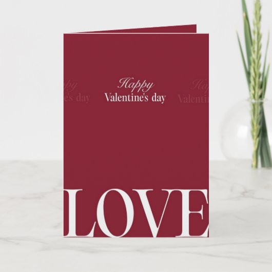 Valentijnsdagkaart Kaart (Voorkant)