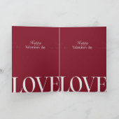 Valentijnsdagkaart Kaart (Binnen)