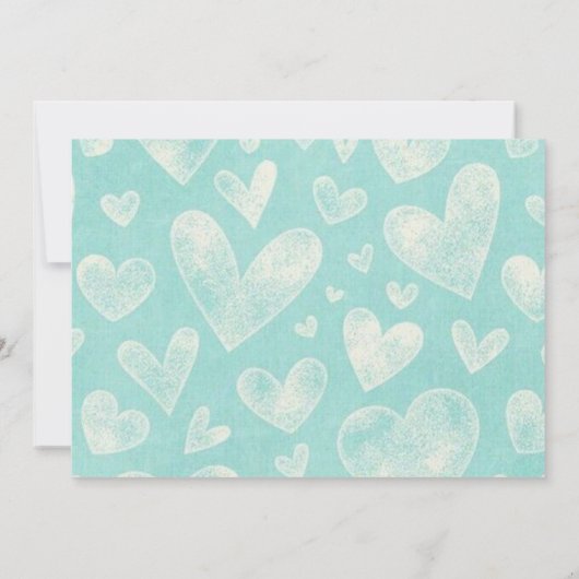 Valentijnsdagkaart Kaart (Achterkant)