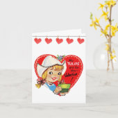 Valentijnsdagkaart Kaart (Gele Bloem)