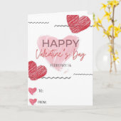 Valentijnsdagkaart Kaart (Gele Bloem)