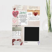 Valentijnsdagkaart Kaart (Achterkant)