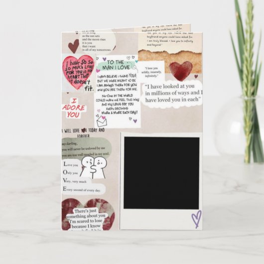 Valentijnsdagkaart Kaart (Voorkant)