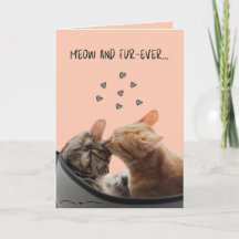 Valentijnsdagkaart, Meow en Fur-Ever