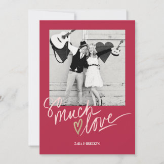 Valentijnsdagkaart met zoveel liefde kaart