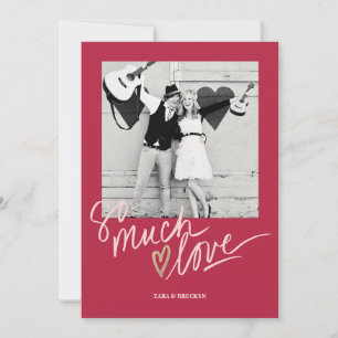 Valentijnsdagkaart met zoveel liefde kaart