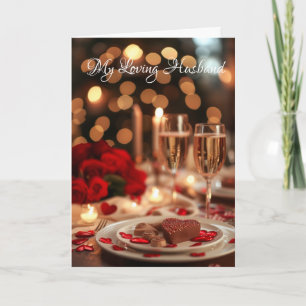 Valentijnsdagkaart-Mijn Liefhebbende Echtgenoot Feestdagen Kaart