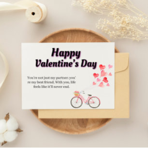 Valentijnsdagkaart om af te drukken feestdagenkaart