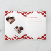 Valentijnsdagkaart, romantische feestdaggroet kaart (Binnen)