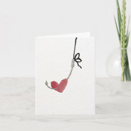 Valentijnsdagkaart 'Verliefd op jou' Bedankkaart