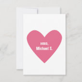 Valentijnsdagkaart voor kinderen kaart (Achterkant)