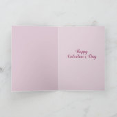 Valentijnsdagkaart voor kolibries kaart (Binnen)