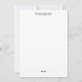 Valentijnsdagkaart voor leraar feestdagenkaart (Achterkant)