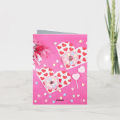 Valentijnsdagkaarten  feestdagen kaart (Achterkant)