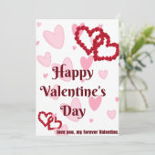 Valentijnsdagkaarten Feestdagenkaart (Staand voorkant)