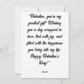 Valentijnsdagkaarten Feestdagenkaart (Achterkant)