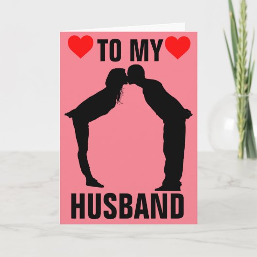 VALENTIJNSDAGKAARTEN VOOR ECHTGENOOT KAART (Voorkant)