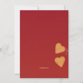 Valentijnsdagkoekjes Kaart (Achterkant)