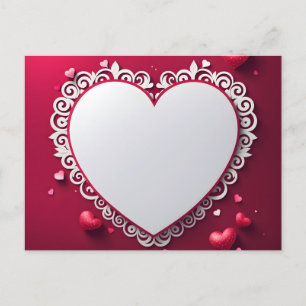 Valentijnsdagontwerp Briefkaart