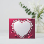 Valentijnsdagontwerp Briefkaart (Staand voorkant)