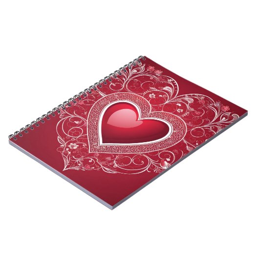 Valentijnsdagontwerp Notitieboek (Linkerzijde)