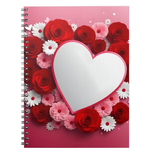 Valentijnsdagontwerp Notitieboek (Voorkant)