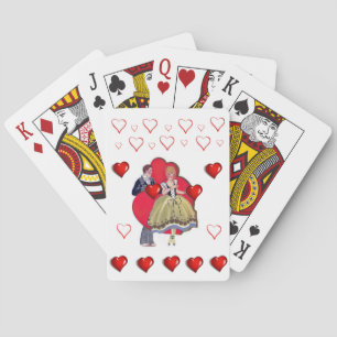 Valentijnse afspeelkaartdeck pokerkaarten