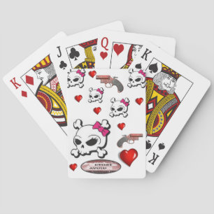 Valentijnse afspeelkaartdeck pokerkaarten