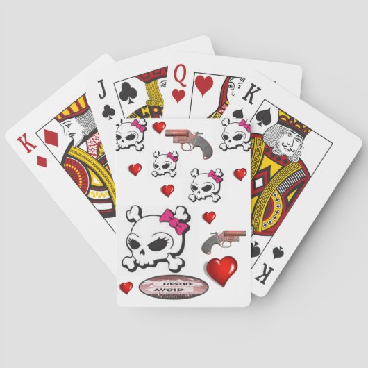 Valentijnse afspeelkaartdeck pokerkaarten (Achterkant)