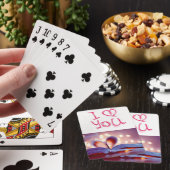 Valentijnse afspeelkaartdeck pokerkaarten (Insitu)