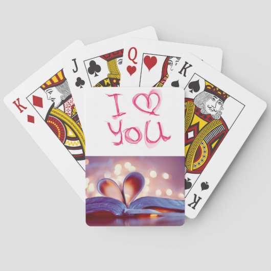 Valentijnse afspeelkaartdeck pokerkaarten (Achterkant)