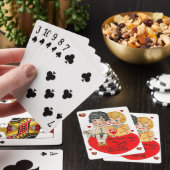 Valentijnse afspeelkaartdeck pokerkaarten (Insitu)