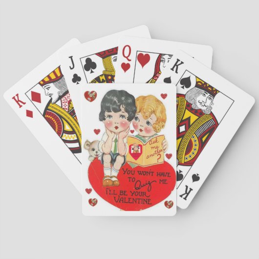 Valentijnse afspeelkaartdeck pokerkaarten (Achterkant)