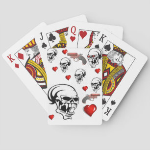 Valentijnse afspeelkaartdeck pokerkaarten